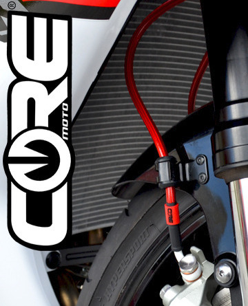 Motoforti 60cm 23.62\" Motorcycle Braided Brake Clutch Oil Hoses Line...
